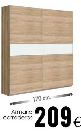 Atrapamuebles Armario con puertas correderas oferta