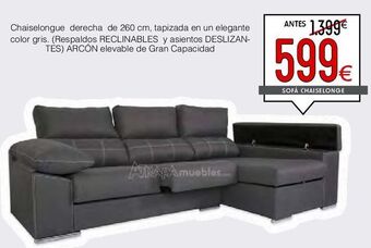 Atrapamuebles Sofá chaiselonge oferta