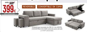 Atrapamuebles Chaise longue con cama oferta