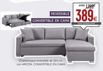 Atrapamuebles Chaise longue con cama oferta