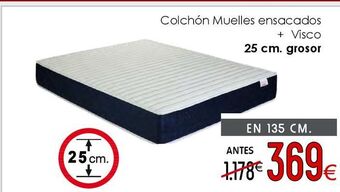 Atrapamuebles Colchón de muelles oferta