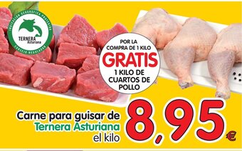 Alimerka Ternera Asturiana Carne para guisar de el kilo oferta