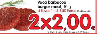 Alimerka Vaca barbacoa burger meat, 110g oferta