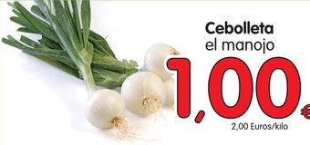 Alimerka Cebolleta el manojo oferta