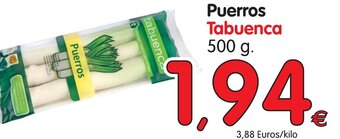 Alimerka Tabuenca Puerros 500g oferta