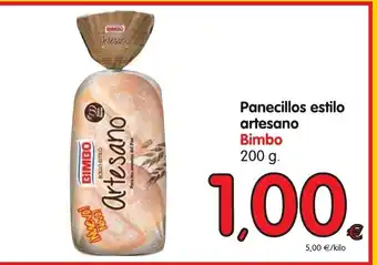 Alimerka Bimbo Panecillos estilo artesano 200g oferta