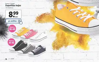 Lidl Esmara Livergy Zapatillas Bajas oferta