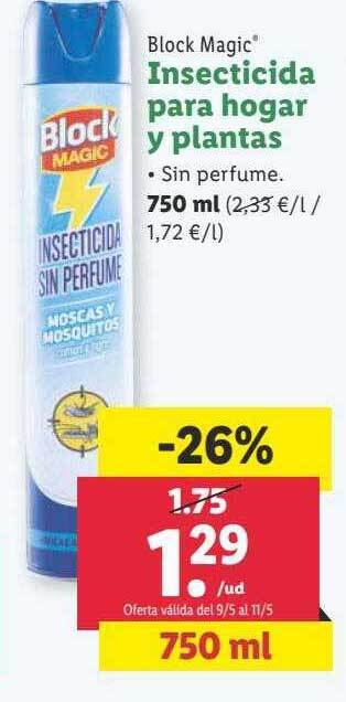Block Magic Insecticida Para Hogar Y Plantas