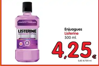 Alimerka Listerine Enjuagues 500ml oferta