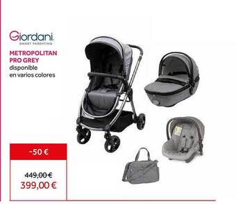 Prénatal Giordani Metropolitan Pro Grey oferta