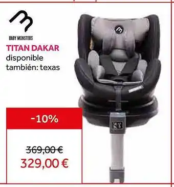 Prénatal Baby Mosters Titan Dakar oferta