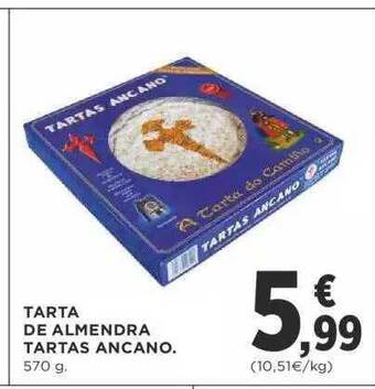 Supercor Tarta De Almendra Tartas Ancano oferta