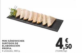 Supercor Mini Sándwiches Surtidos De Elaboración Propia oferta