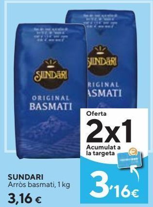 Arroz basmati sundari