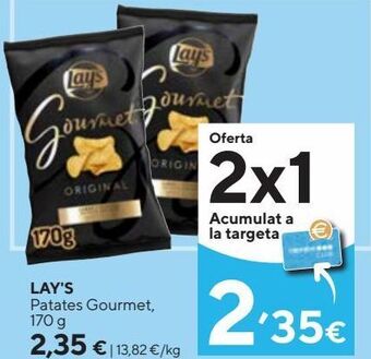 Caprabo Patatas fritas lay's oferta