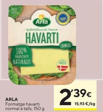 Caprabo Queso arla oferta