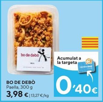 Caprabo Paella bo de debò oferta