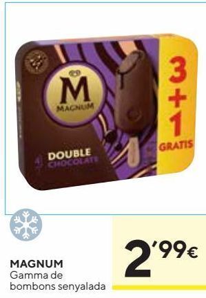 Caprabo Helados magnum oferta