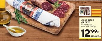 Caprabo Longaniza oferta