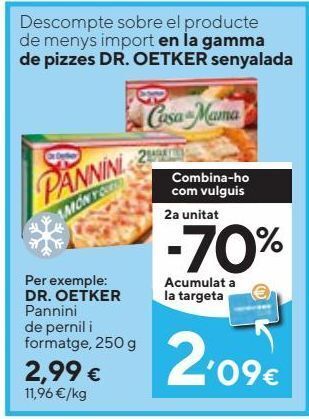 Caprabo Pizza dr oetker oferta