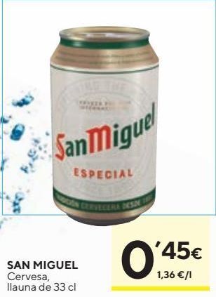 Caprabo Cerveza san miguel oferta
