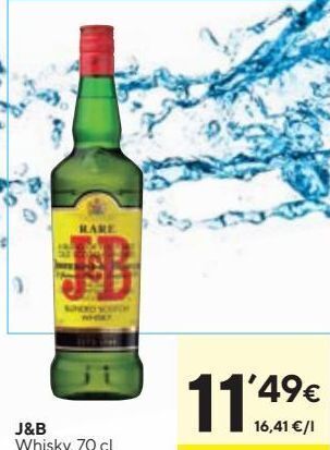 Caprabo Whisky j&b oferta