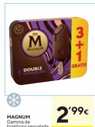 Caprabo Bombón helado magnum oferta