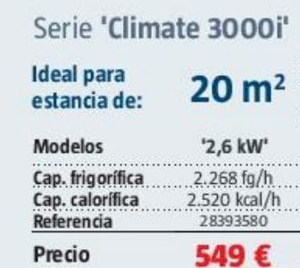 Bauhaus Aire acondicionado bosch oferta