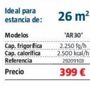 Bauhaus Aire acondicionado samsung oferta