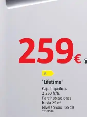 Bauhaus Aire acondicionado portátil lifetime oferta