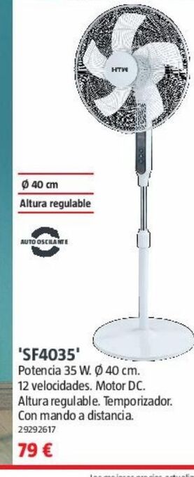 Bauhaus Ventilador de pie oferta