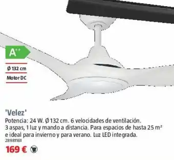 Bauhaus Ventilador de techo velez oferta