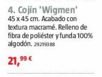 Bauhaus Cojines oferta