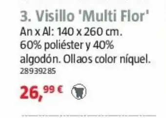 Bauhaus Visillos multi flor oferta