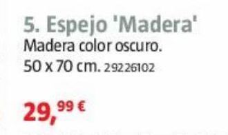 Bauhaus Espejo oferta