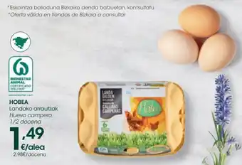 Eroski Huevo campero hobea oferta