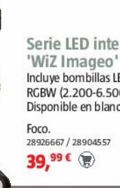 Bauhaus Foco led oferta