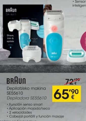 Eroski Depiladora braun oferta