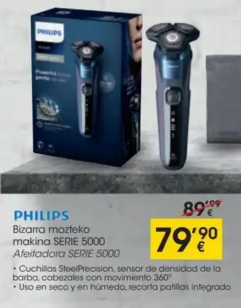 Eroski Afeitadora serie 5000 philips oferta
