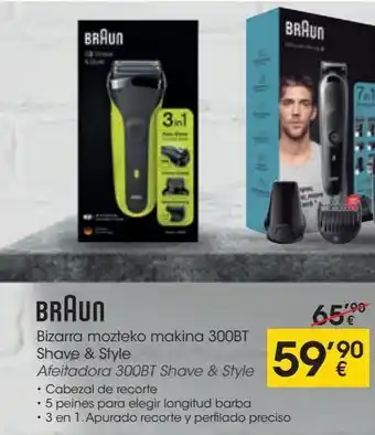 Eroski Afeitadora 300bt braun oferta