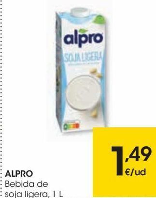 Eroski Alpro bebida de soja ligera oferta