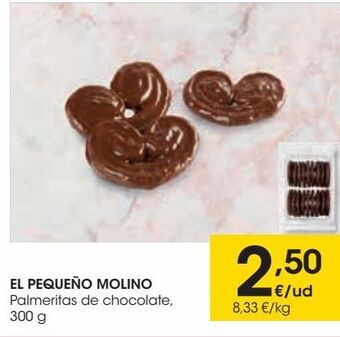 Eroski El pequeño molino palmeritas de chocolate oferta