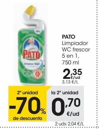 Eroski Pato limpiador wc frescor 5 en 1 oferta