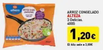 Hiperber Alteza Arroz Congelado 3 Delicias 400g oferta