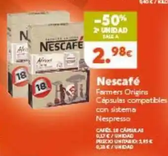 Hiperber Nescafé Farmers Origins Cápsulas compatibles con sistema Nespresso oferta