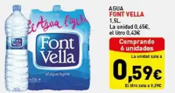 Hiperber Font Vella Agua 1,5 L oferta