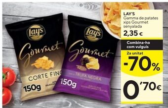 Caprabo Patatas fritas lay's oferta
