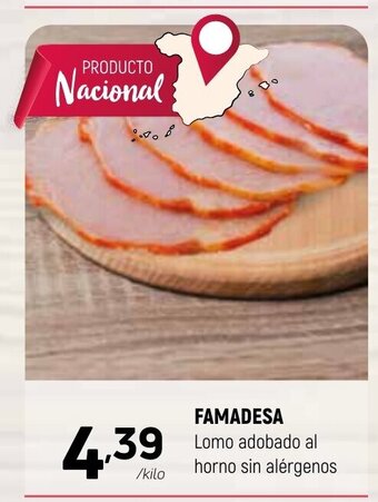Coviran Famadesa Lomo adobado al horno sin alérgenos oferta