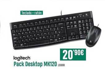 PCBox Logitech Pack Desktop Mk120 oferta