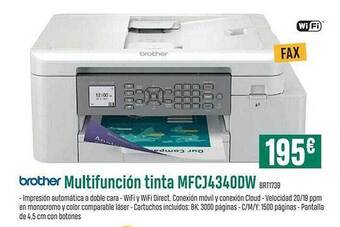PCBox Brother Multifunción Tinta Mfcj4340dw oferta